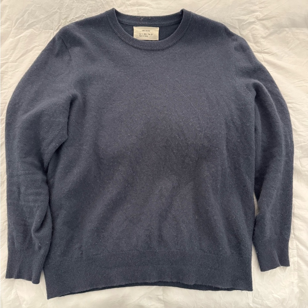 Zara “Originals” Cashmere Navy Sweater
